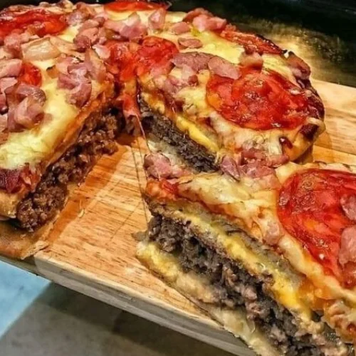 Pizza Burger Pie