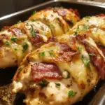 Bacon and Cream Cheese Stuffed Chicken Breast-receipster.com