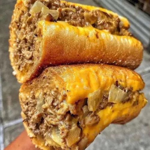 CHEESY PHILLY CHEESESTEAK BREAD