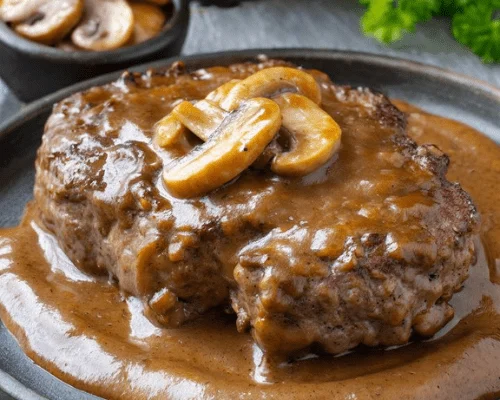 Slow Cooker Salisbury Steak