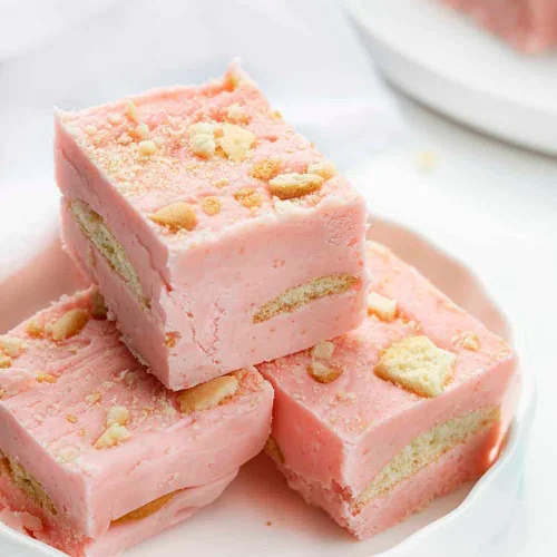 Strawberry Shortcake Fudge