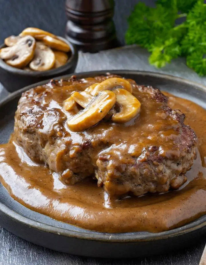 Slow Cooker Salisbury Steak