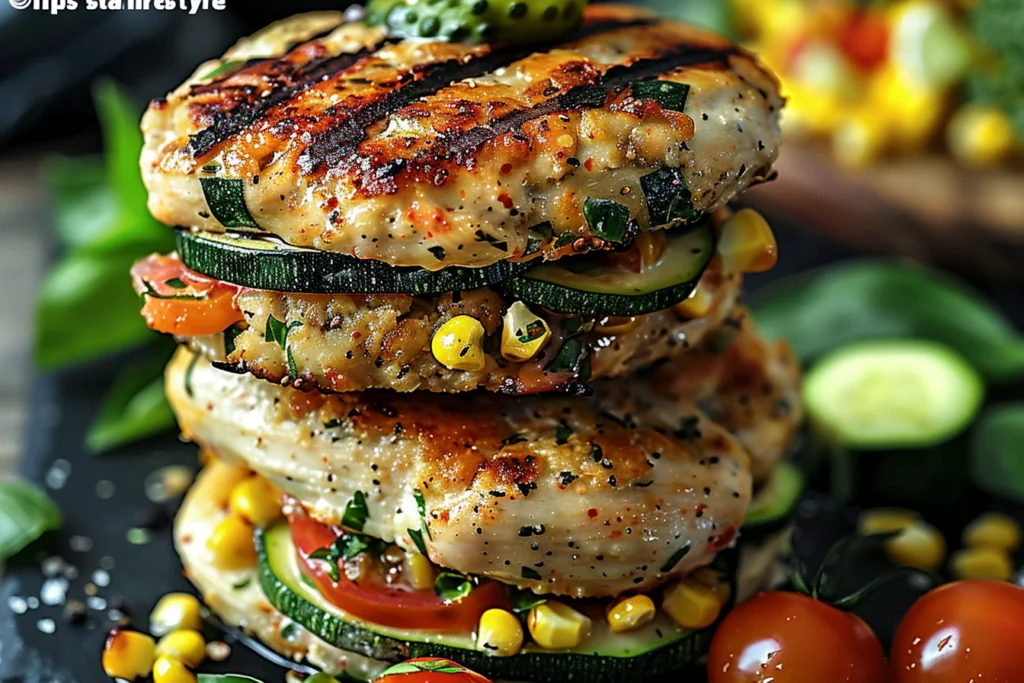 Fresh Corn Burgers-receipster.com