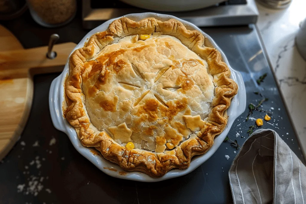 Easy peasy chicken pot pie-receipster.com