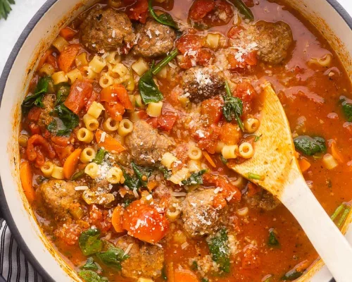 Italian Meatball Soup