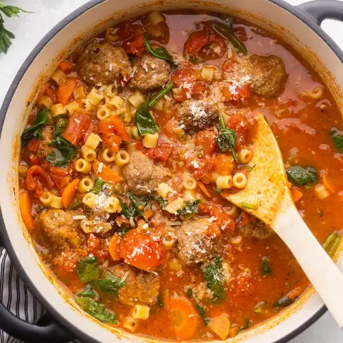 Italian Meatball Soup