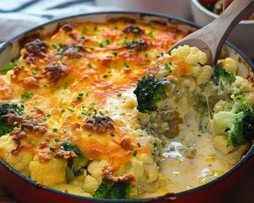 Wholesome Broccoli and Cauliflower Bake