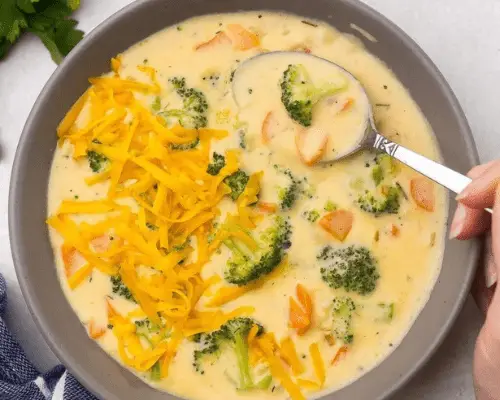 Creamy Broccoli Cheddar Soup