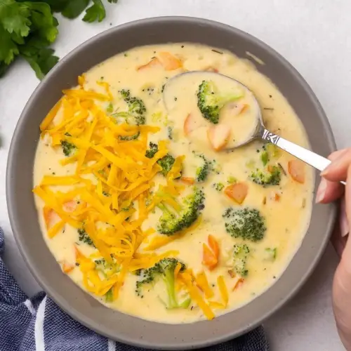 Creamy Broccoli Cheddar Soup