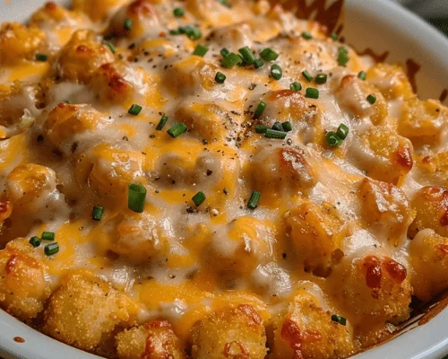 Cheesy Tater Tot Casserole