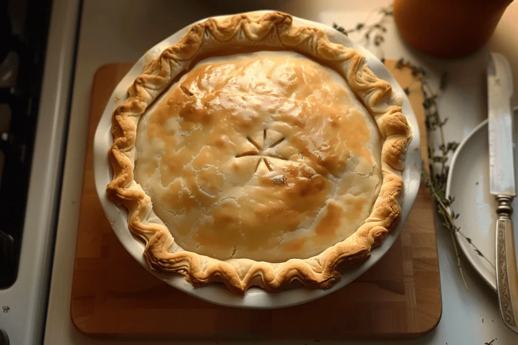 Easy peasy chicken pot pie-receipster.com