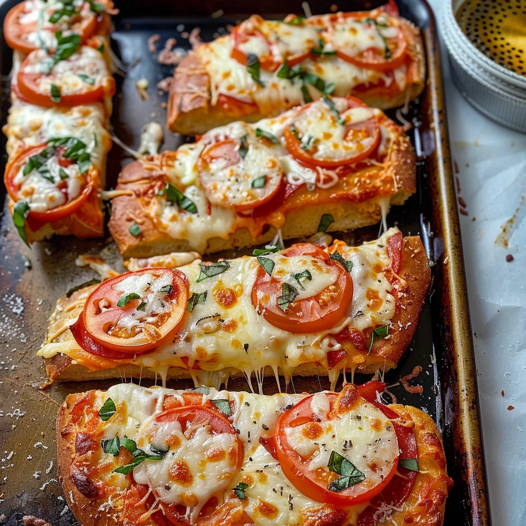 Homemade Garlic Bread Pizza