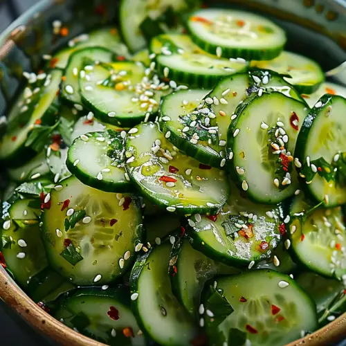 Crunchy Bliss: 10-Minute Asian Cucumber Salad Magic