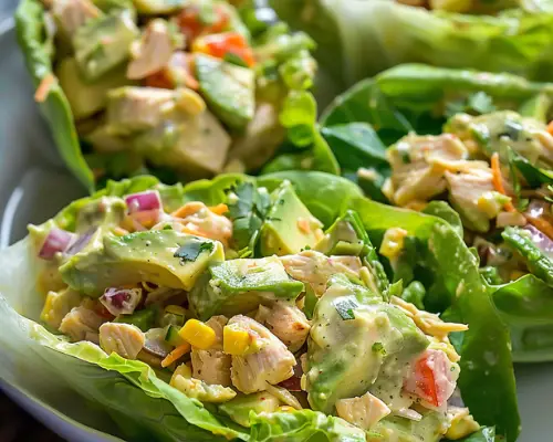 Creamy Avocado Chicken Wraps: 15-Minute Low-Carb Magic