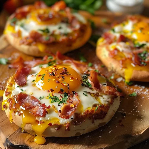 15-Minute Muffin Breakfast Pizza Magic