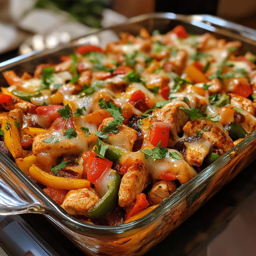 Fajita Chicken Casserole: 30-Minute Tex-Mex Magic