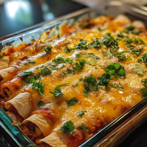 Chicken & Cheese Enchiladas with Green Chilies-receipster.com