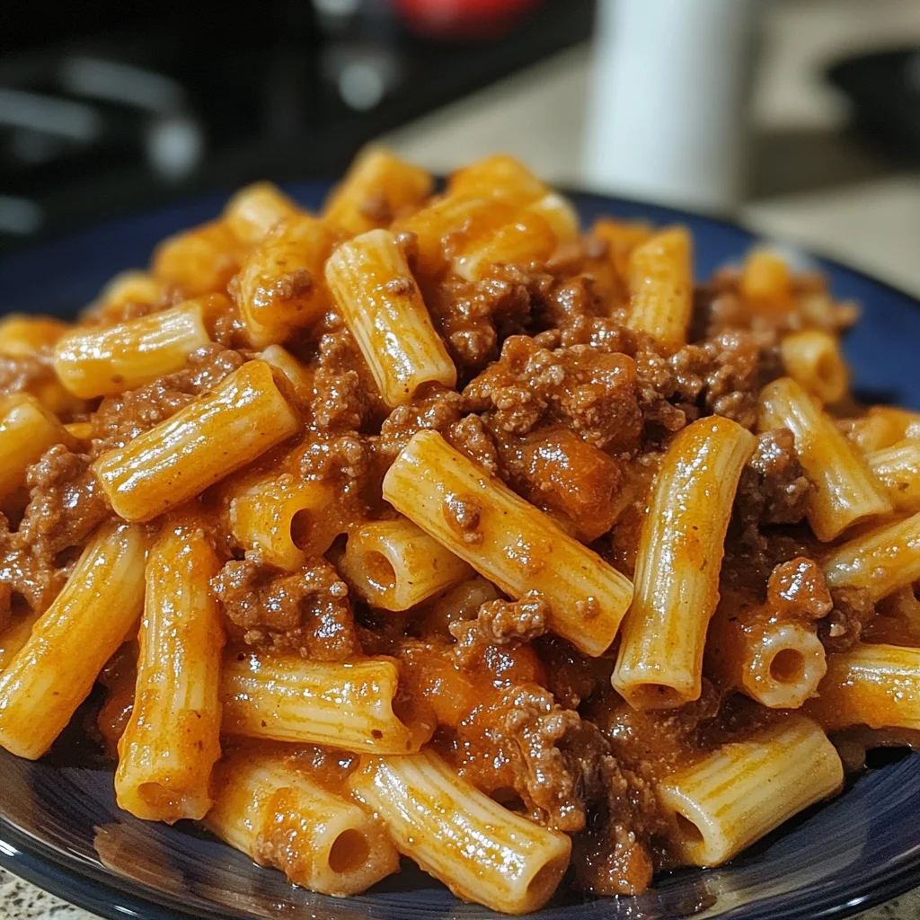 Homemade Beefaroni -receipster.com