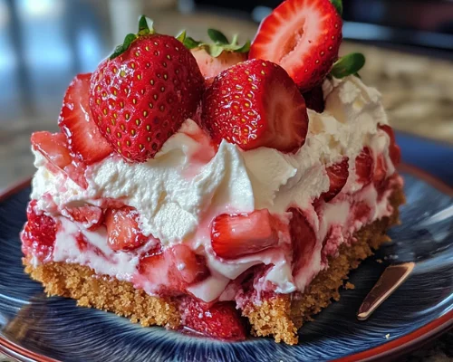 Strawberry Earthquake Cake: 15-Minute Magic for Irresistible Dessert Tremors