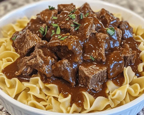 Lazy Day Luxury: 5-Ingredient Crockpot Beef Tips & Noodles (Ready When You Are!)