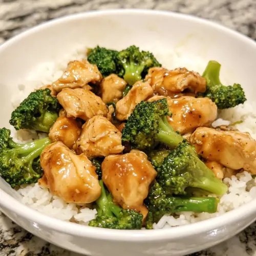 “15-Minute Chicken Broccoli Stir Fry: Easy Healthy Dinner Recipe”