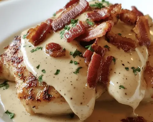 30-Minute Magic: Irresistible Creamy Bacon Chicken (Restaurant-Quality, Home-Cooked Ease!)