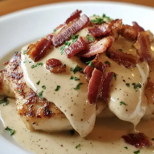 30-Minute Magic: Irresistible Creamy Bacon Chicken (Restaurant-Quality, Home-Cooked Ease!)