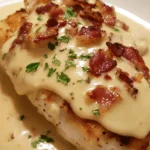 Creamy Bacon Chicken-receipster.com