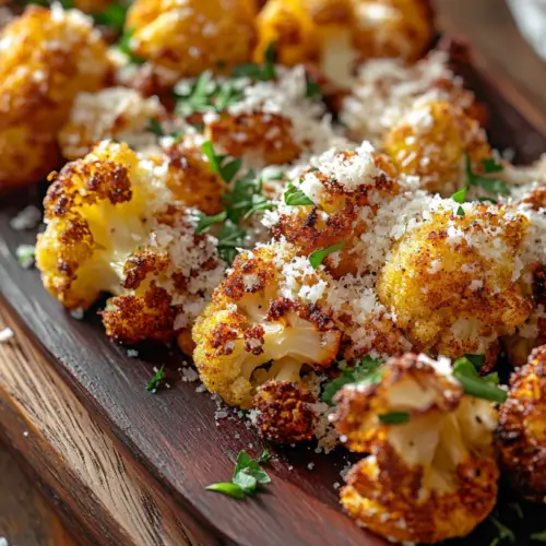 Crispy-Parmesan Roasted-Cauliflower recipe-receipster.com