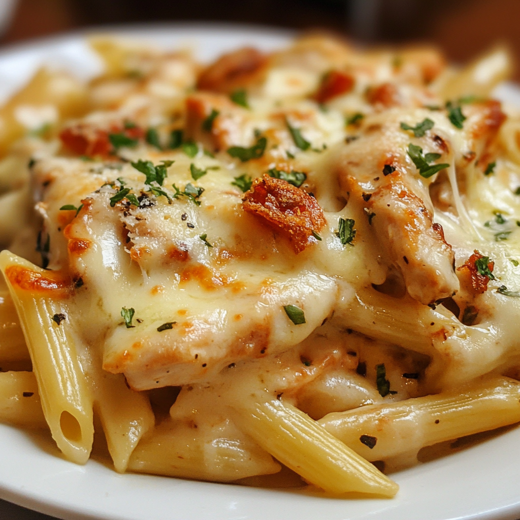 Crack Chicken Penne-receipster.com