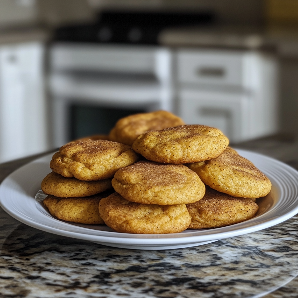 Soft Pumpkin Snickerdoodles-receipster.com