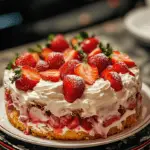 Strawberry Earthquake Cake-receipster.com