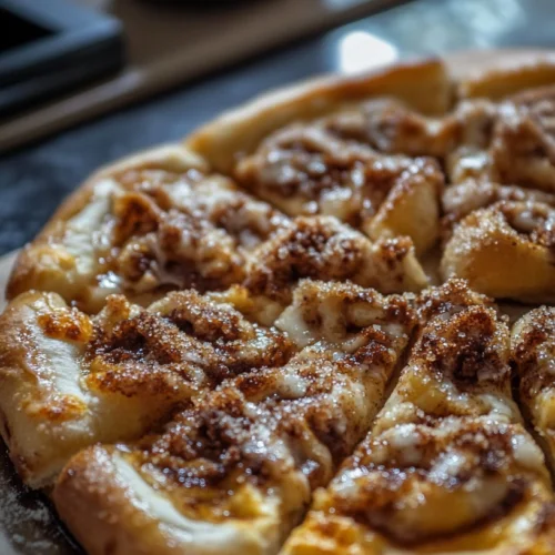 CINNAMON-SUGAR PIZZA MADE WITH CRESCENT ROLLS-receipster.com