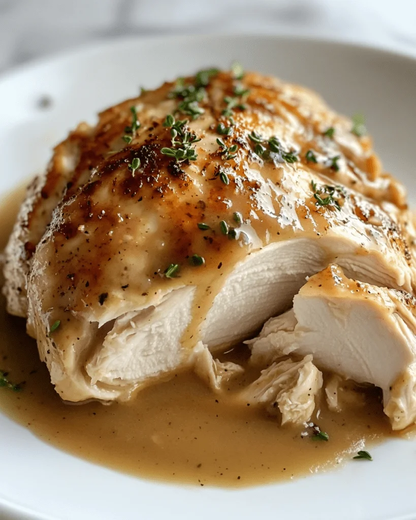 Crockpot Chicken and Gravy-receipster.com