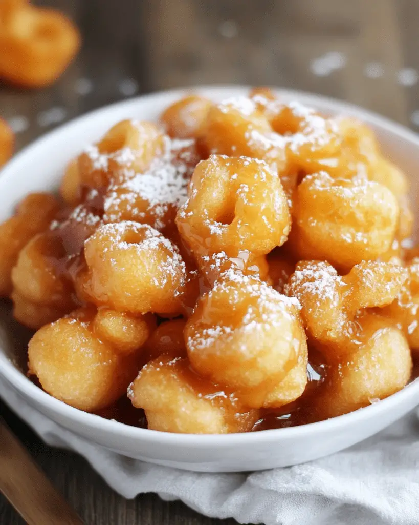 Funnel Cake Bites Recipe  -receipster.com