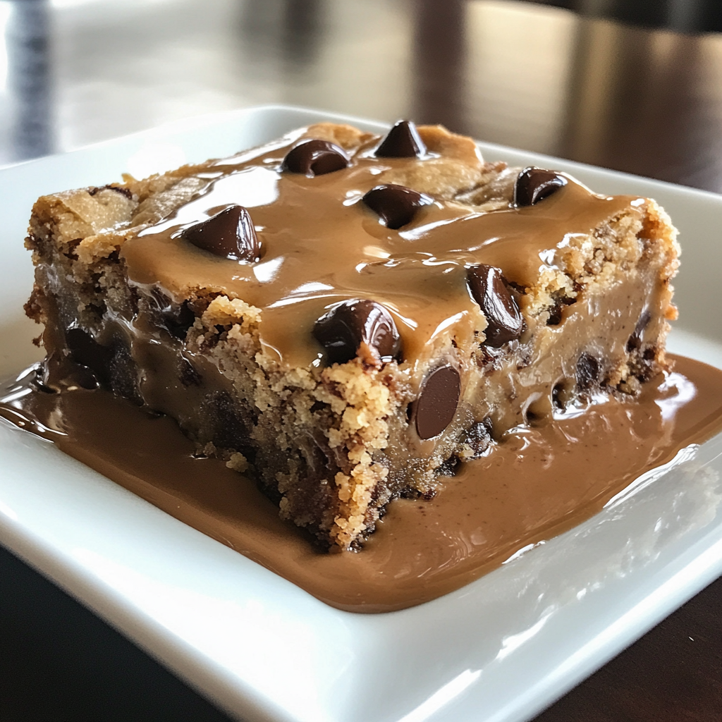 Lazy Chocolate Chip Cookie Bars -receipster.com