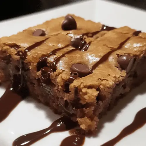 Lazy Chocolate Chip Cookie Bars -receipster.com