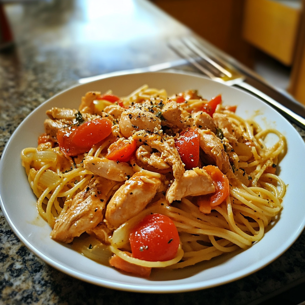 THE BEST CHICKEN SPAGHETTI-receipster.com