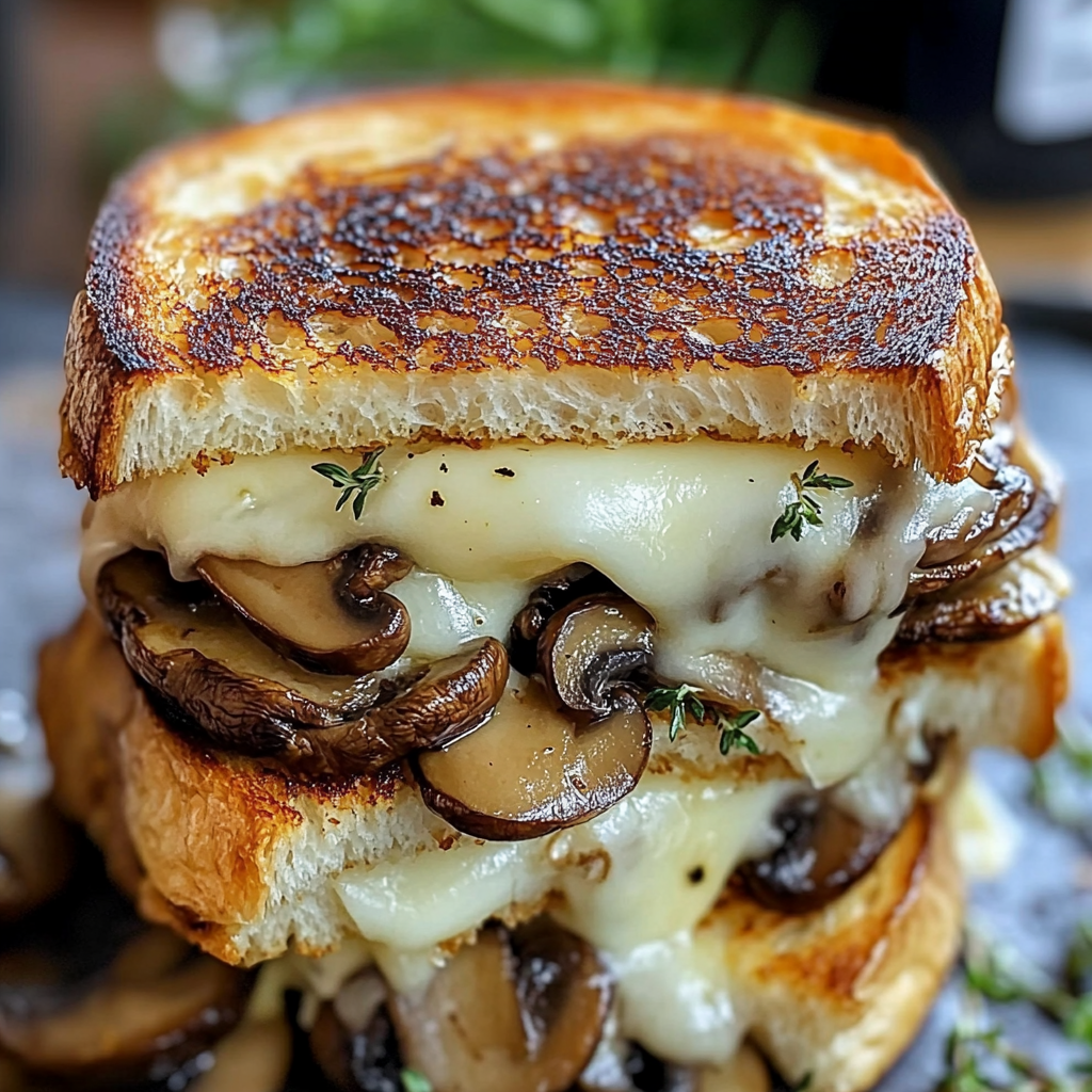 Savor the Ultimate Garlic Mushroom Grilled Cheese Recipe Today