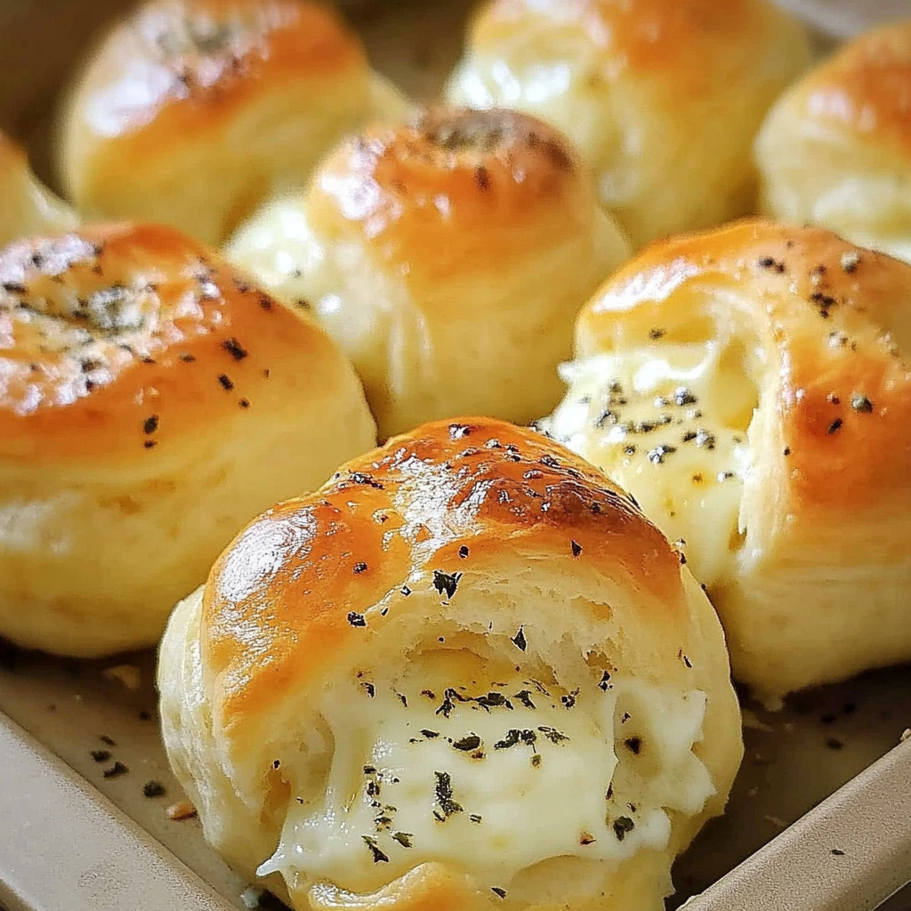 Irresistible Garlic Butter Cheese Bombs with Pillsbury Biscuits Recipe