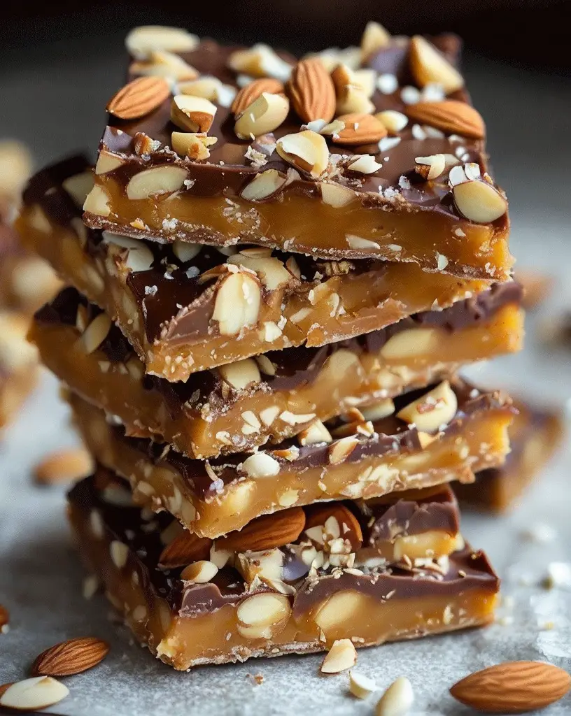 Irresistible Almond Toffee Bites for a Sweet Treat Delight