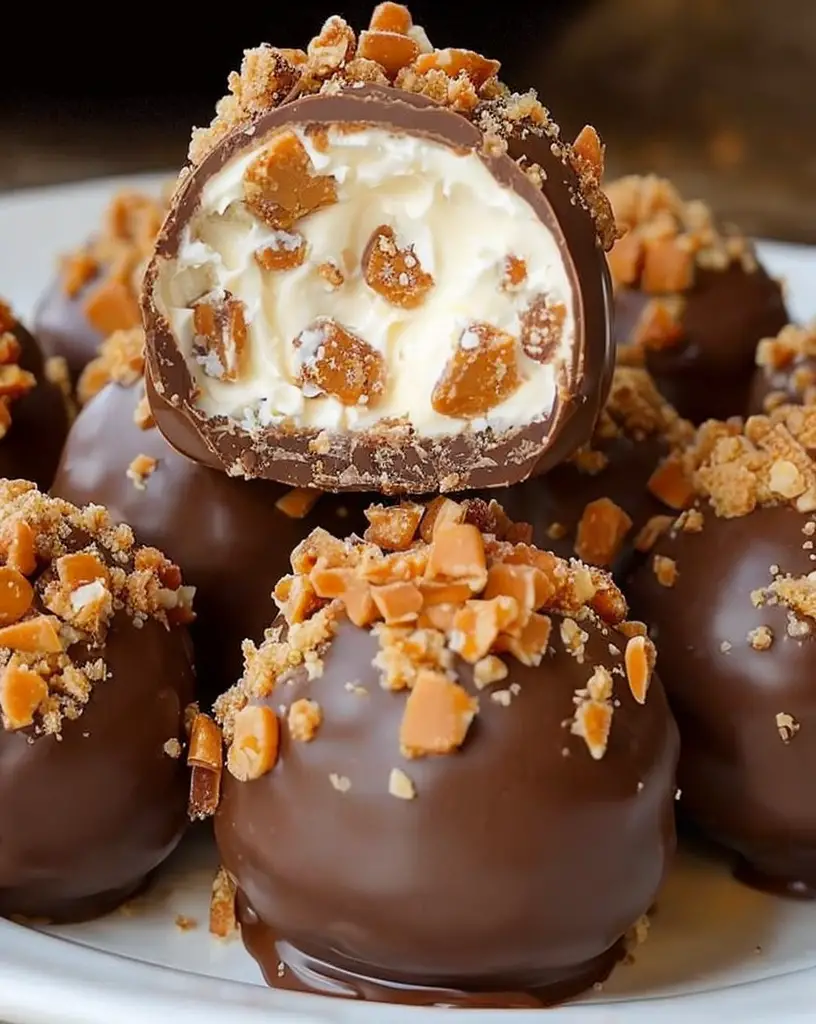 Irresistible Butterfinger Chocolate Caramel Crunch Truffles: A Sweet Delight