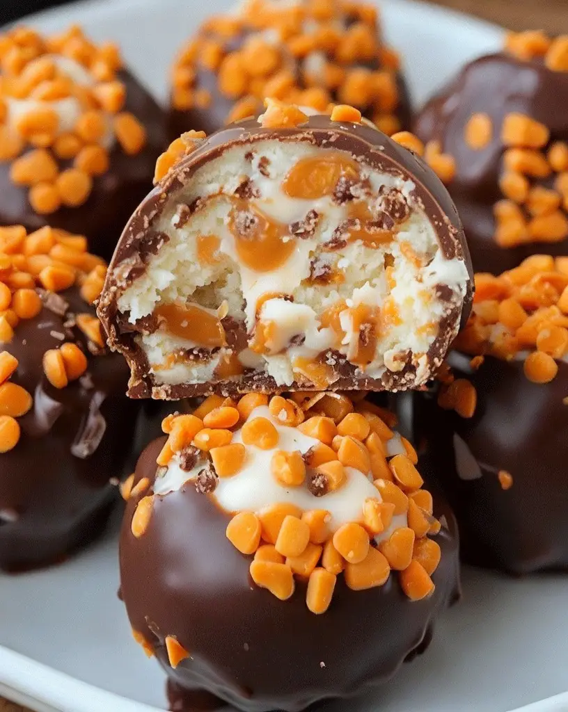 Irresistible Butterfinger Chocolate Caramel Crunch Truffles for Dessert Lovers