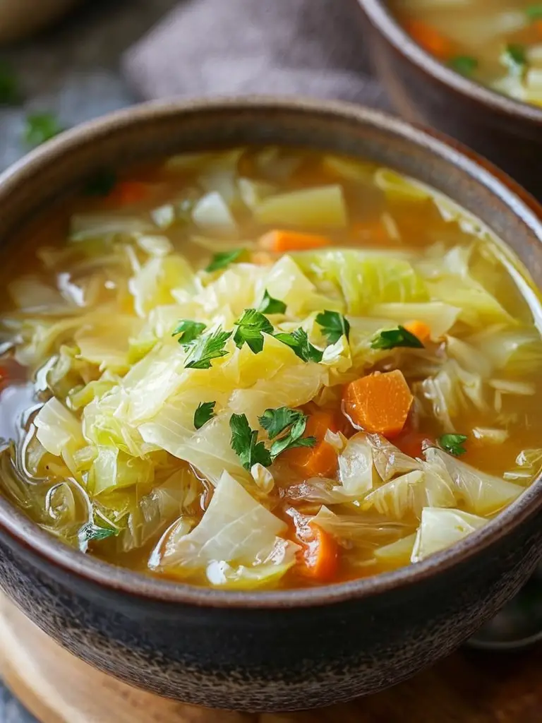 Delicious Cabbage Fat-Burning Soup Recipe for Healthy Weight Loss