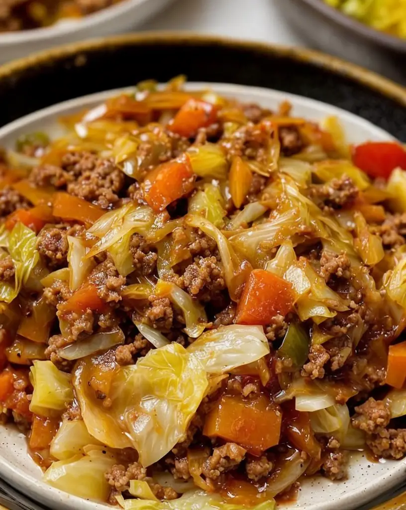 Delicious Cabbage and Ground Beef Recipe for a Quick Meal