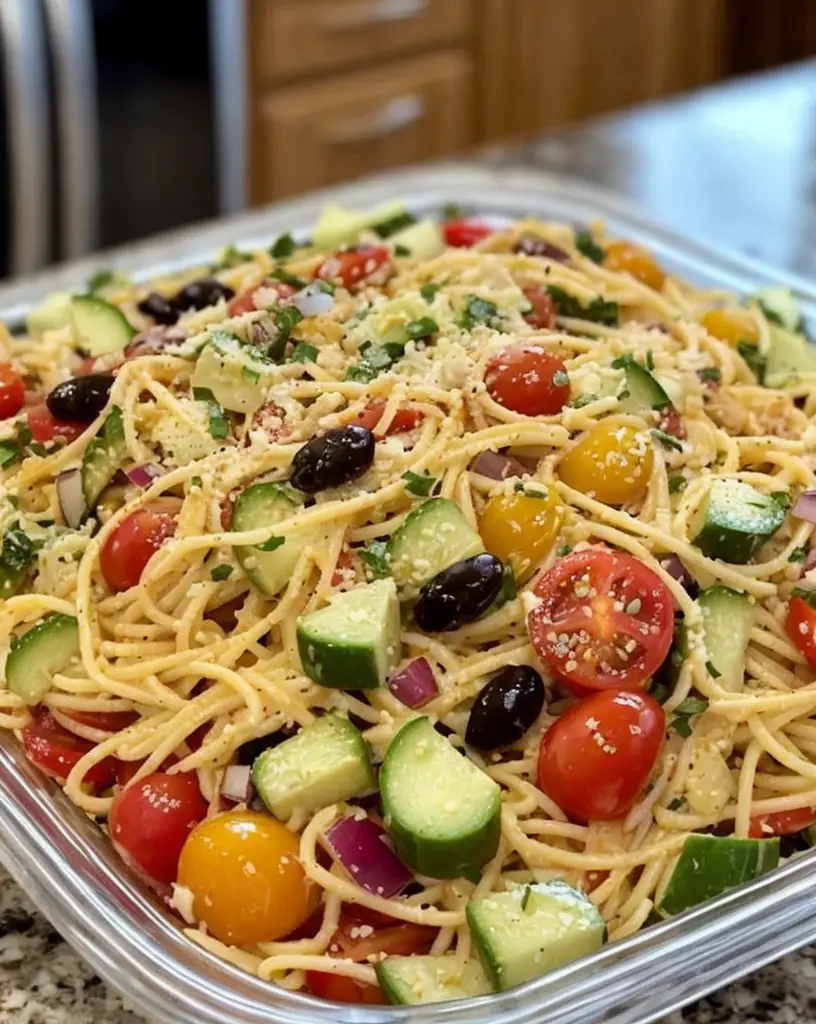 Discover the Refreshing Flavors of California Spaghetti Salad Recipe