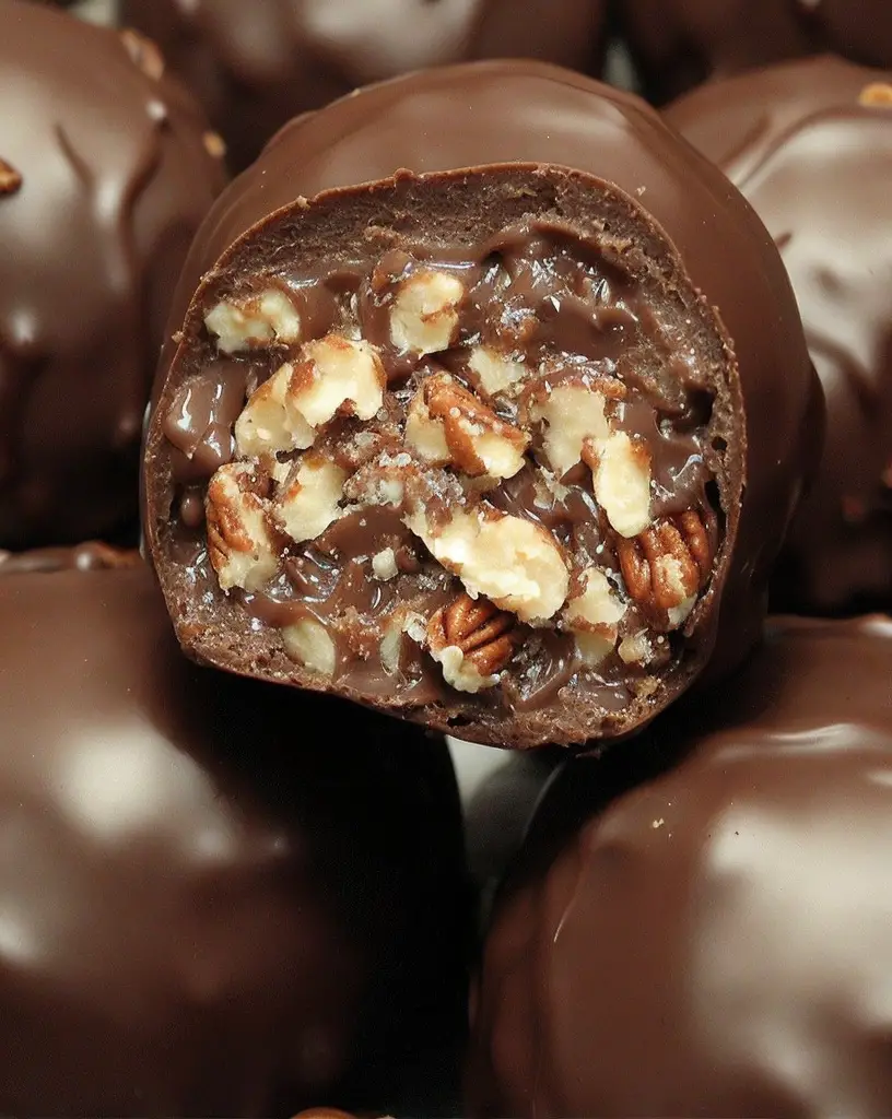 Irresistible Chocolate Pecan Caramel Truffles for the Perfect Sweet Treat