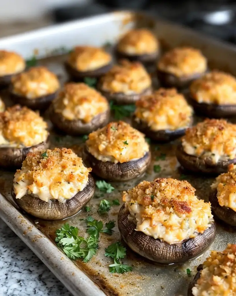 Irresistible Crab Stuffed Mushrooms Recipe: Perfect for Any Occasion