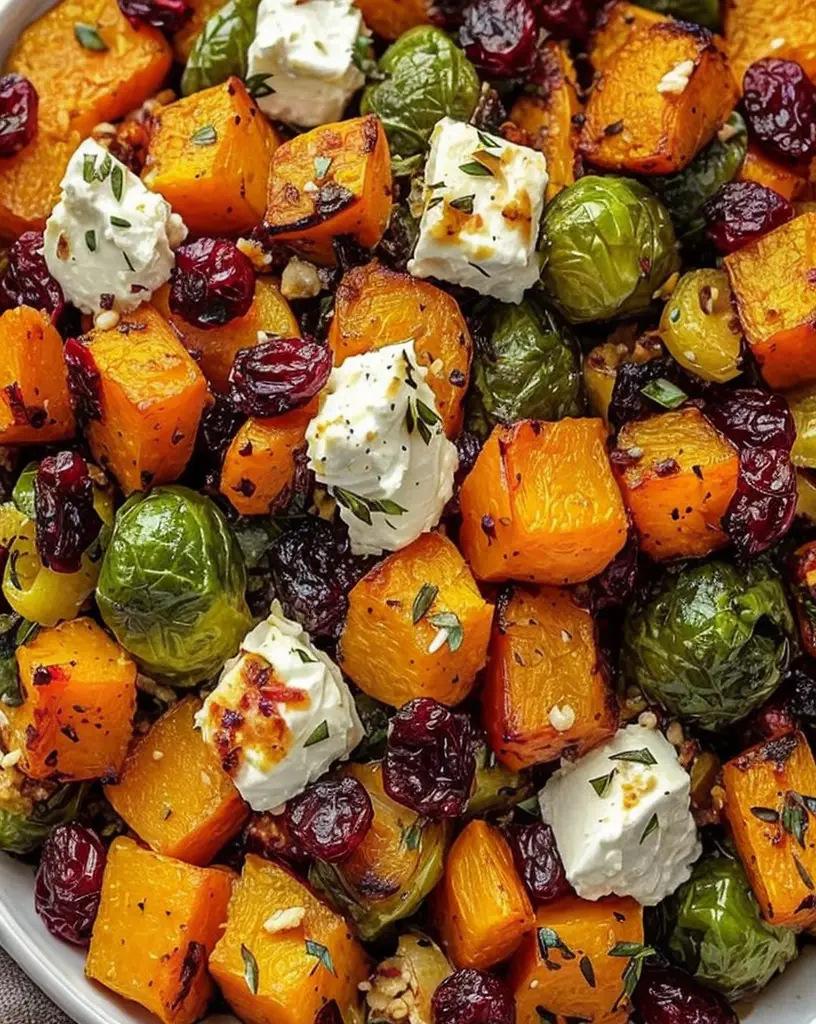 Delicious Cranberry-Glazed Roasted Butternut Squash Salad Recipe