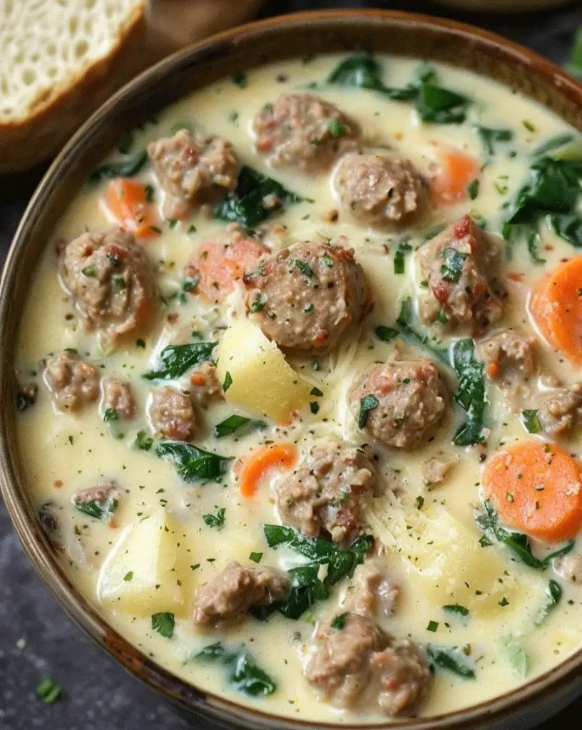 Creamy Parmesan Italian Sausage Soup: A Cozy Comfort Food Delight